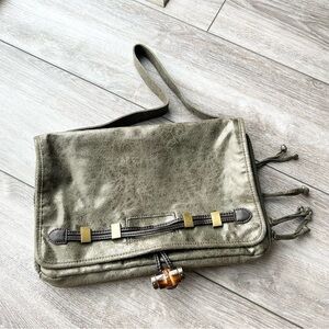 Matt & Nat Distressed Vegan Leather Messenger Bag